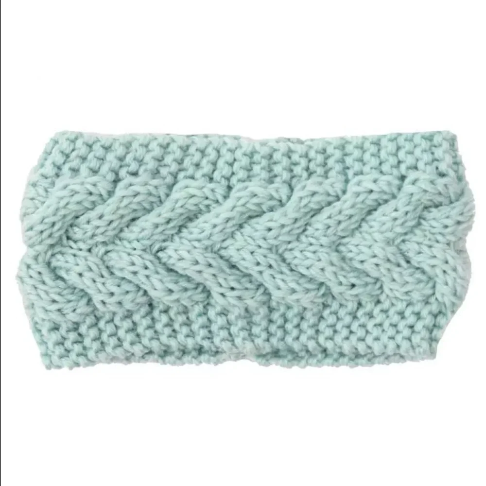 NEW!! Knitted Mint Head Warmer